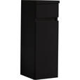 MIDISCHRANK 30/86/33 cm  - Dunkelgrau, Design, Glas/Holzwerkstoff (30/86/33cm) - Novel