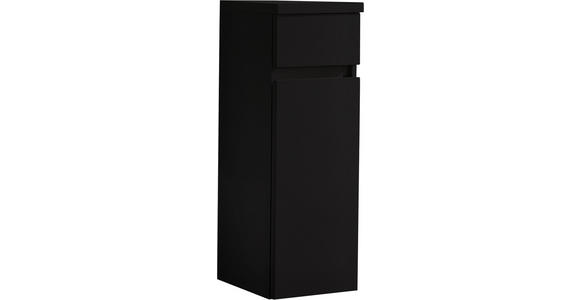 MIDISCHRANK 30/86/33 cm - Dunkelgrau, Design, Glas/Holzwerkstoff (30/86/33cm) - Novel