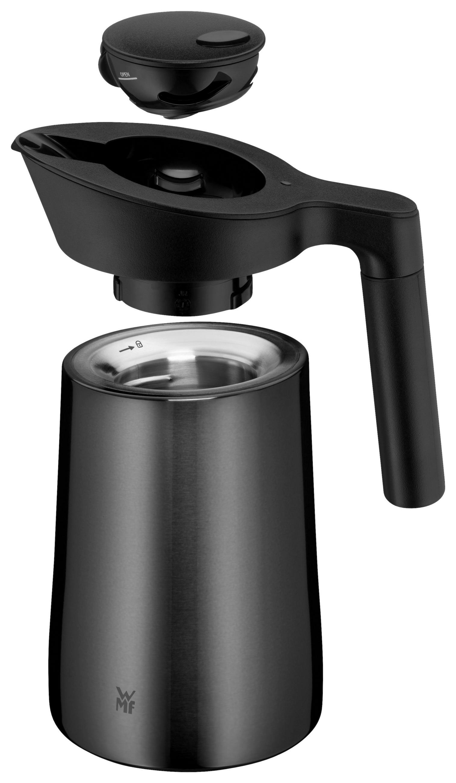 ISOLIERKANNE 0,6 l  - Edelstahlfarben/Graphitfarben, Design, Kunststoff/Metall (0,6l) - WMF