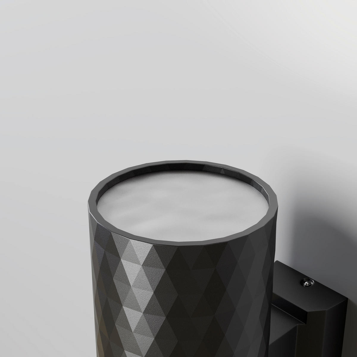 WANDLEUCHTE Bowery 6.5/14.5 cm  - Schwarz, Design, Metall (6.5/14.5cm) - MAYTONI