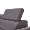 WOHNLANDSCHAFT Graphitfarben Velours  - Schwarz/Graphitfarben, Design, Textil/Metall (191/340/172cm) - Stylife