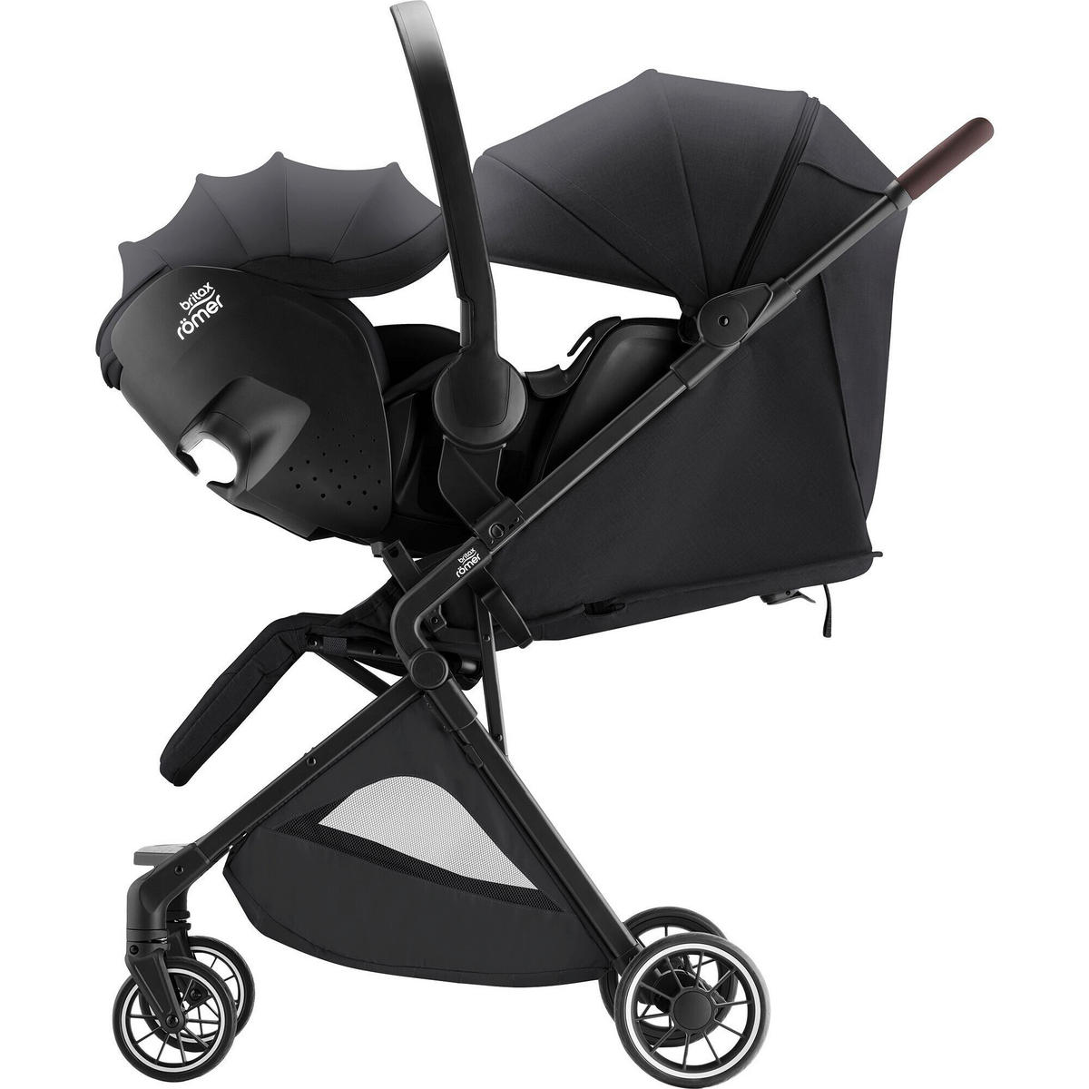 BUGGY TIRA  - Schwarz/Grau, Basics, Textil/Metall (53/114/100cm) - Britax Römer