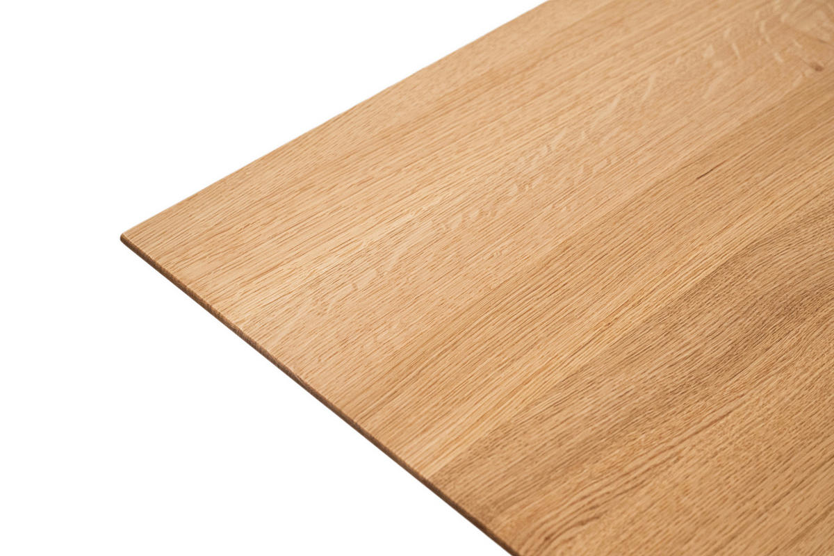 ESSTISCH Eiche massiv rechteckig Eichefarben  - Eichefarben, KONVENTIONELL, Holz (180/90/76cm) - Voleo