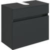 WASCHBECKENUNTERSCHRANK 60/55/35 cm  - Silberfarben/Grau, Design, Holzwerkstoff/Kunststoff (60/55/35cm) - Held