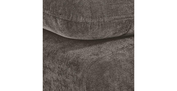ECKSOFA Taupe Chenille Rückenkissen, Bettkasten, Schlaffunktion, Rücken echt, Armteilverstellung, Liegefläche im Originalstoff  - Taupe/Silberfarben, KONVENTIONELL, Holz/Textil (187/293cm) - Carryhome