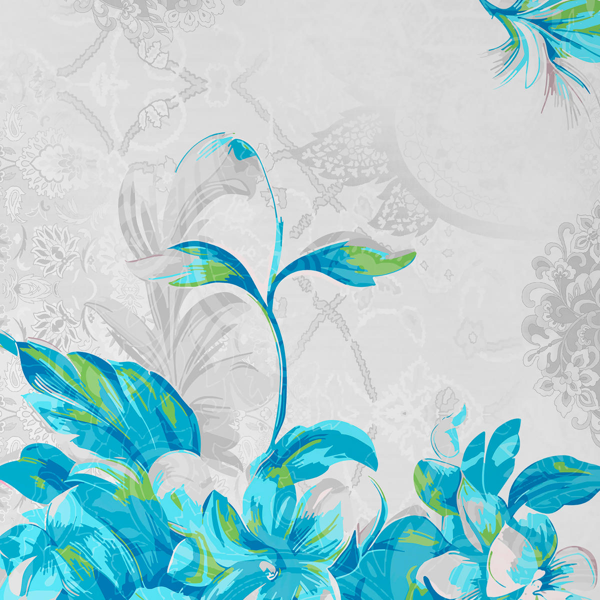 WENDEBETTWÄSCHE TANJA Satin 140/200 cm  - Multicolor, Trend, Textil (140/200cm) - Esposa