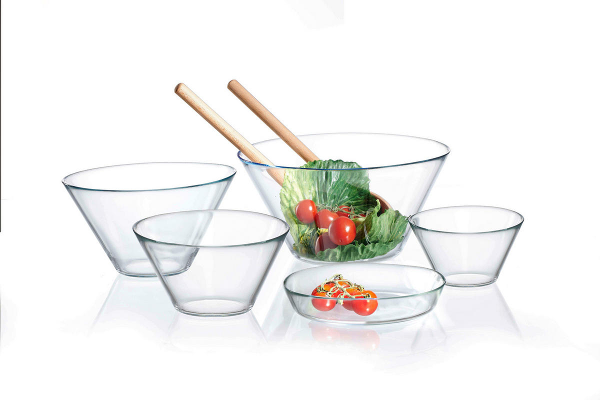 SCHALE Inga   - Klar, Basics, Glas (16/9cm) - Ritzenhoff Breker