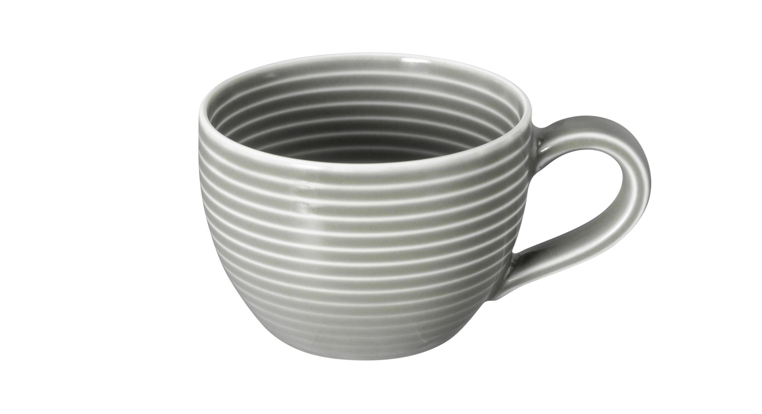 ESPRESSOTASSE Beat perlgrau 110 ml  - Grau, KONVENTIONELL, Keramik (0,11l) - Seltmann Weiden