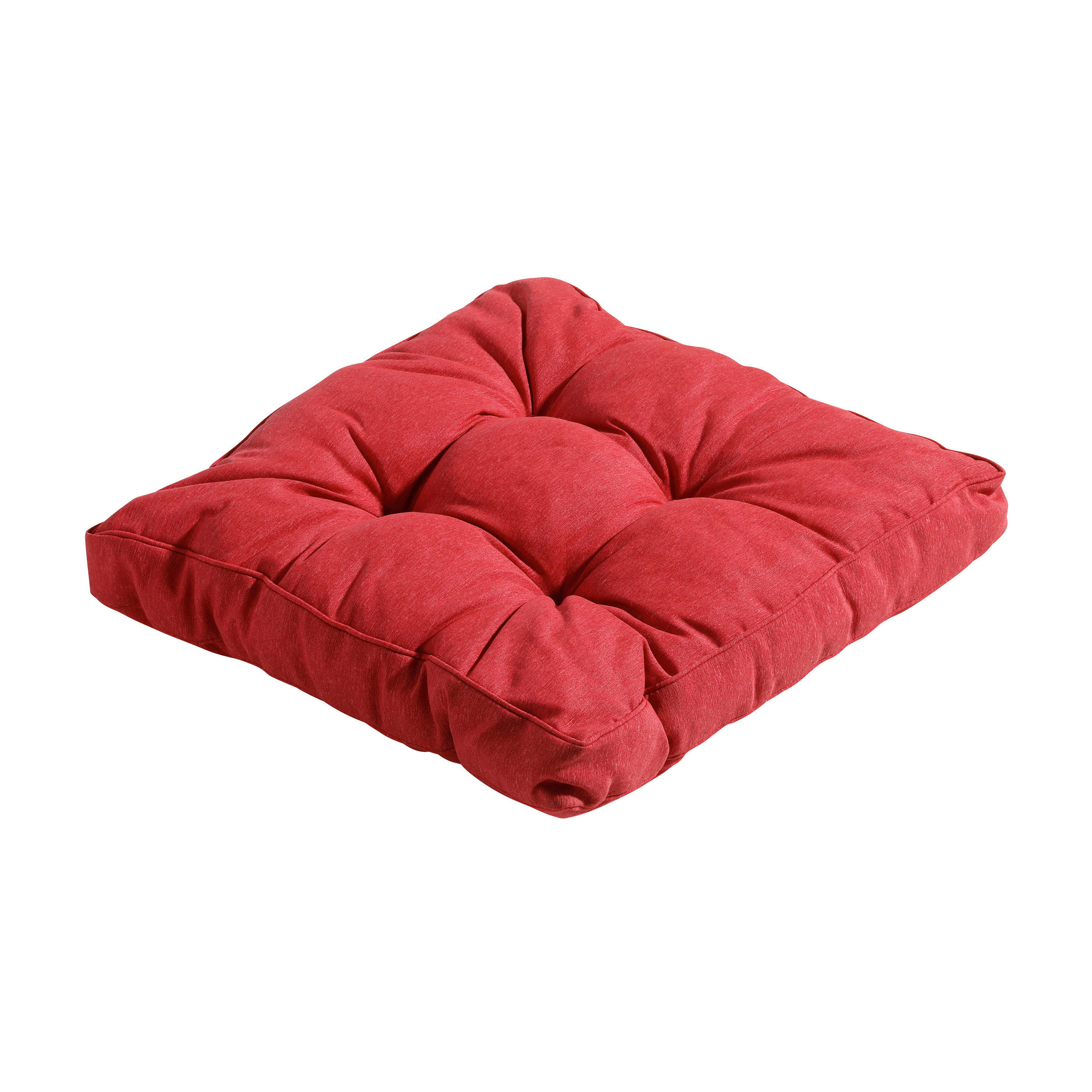 SITZKISSEN 47/47/6 cm    - Rot, Basics, Textil (47/47/6cm)