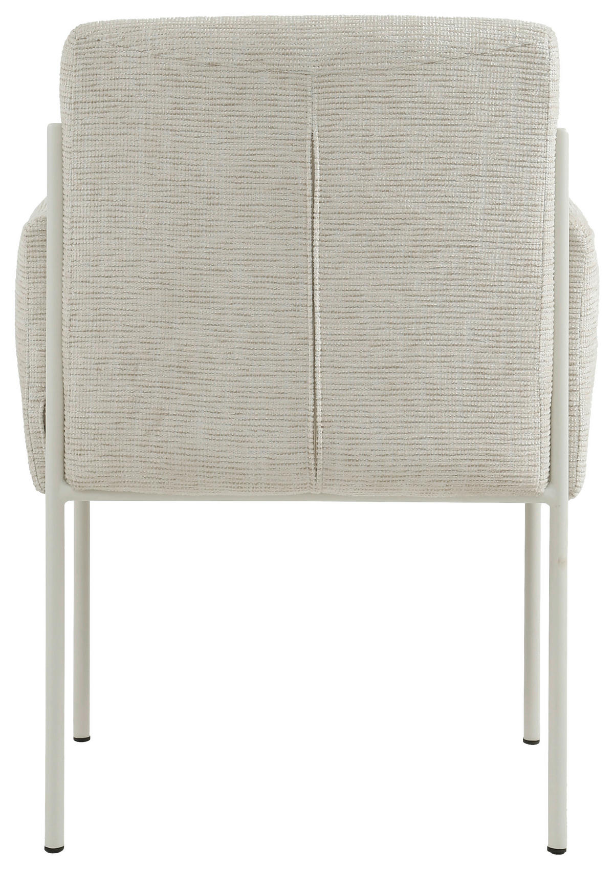 ARMLEHNSTUHL  in Eisen Webstoff  - Beige, Design, Textil/Metall (62/86/63cm) - Novel