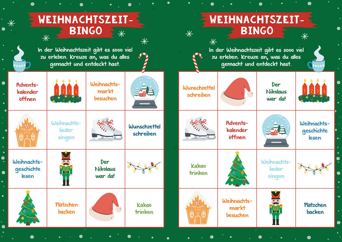 RÄTSELHEFT Winter-Bingo  - Multicolor, Basics, Papier (29,7/21/1cm)