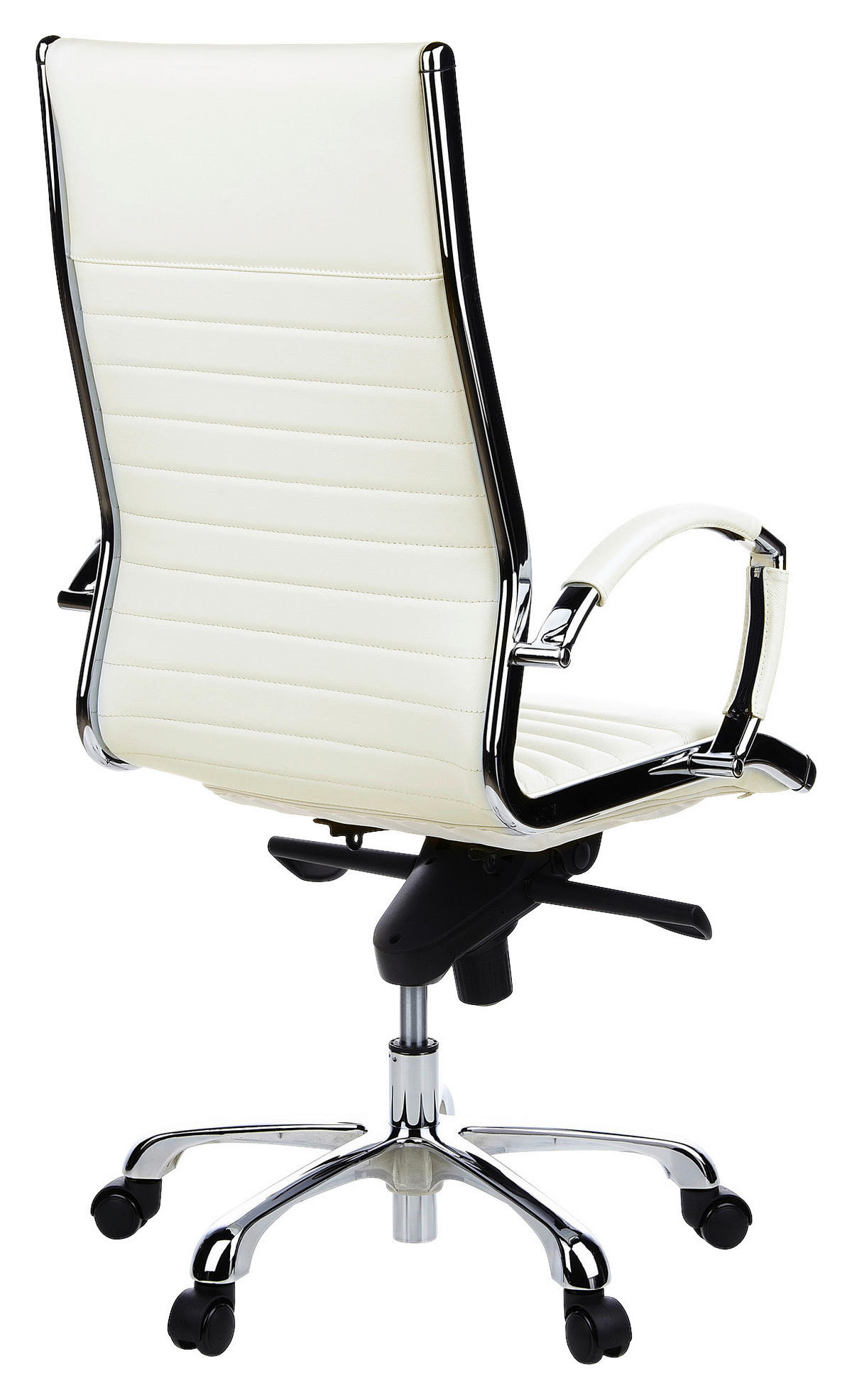 DREHSTUHL Lederlook Creme  - Creme, MODERN, Leder/Kunststoff (60/125/50cm) - MID.YOU
