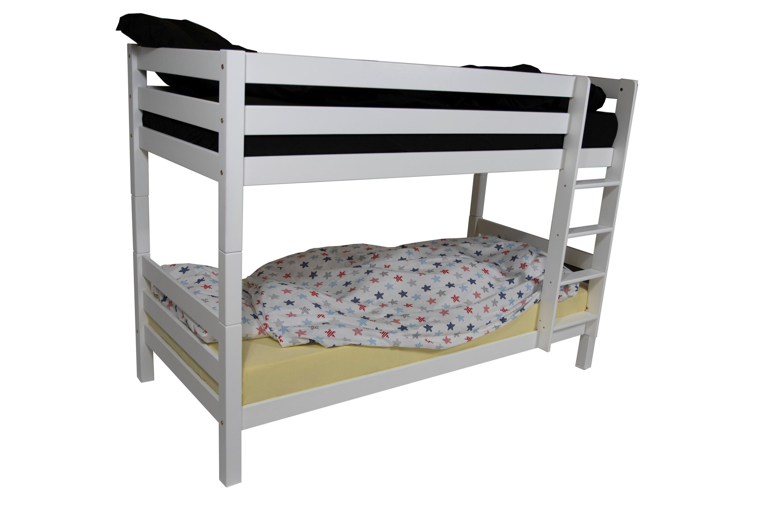 POSCHODOVÁ POSTEĽ 90/200 cm, biela - biela, Konventionell, drevo (90/200cm) - Linea Natura