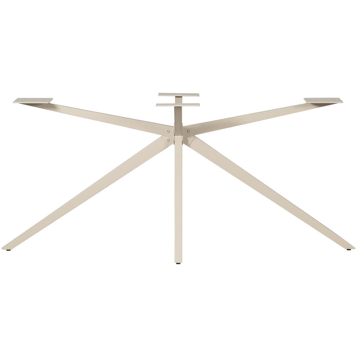 TISCHGESTELL   - Grau, MODERN, Metall (170/72/80cm) - Livetastic