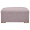 HOCKER in Textil Altrosa  - Buchefarben/Altrosa, Konventionell, Holz/Textil (101/44/92cm) - Livetastic
