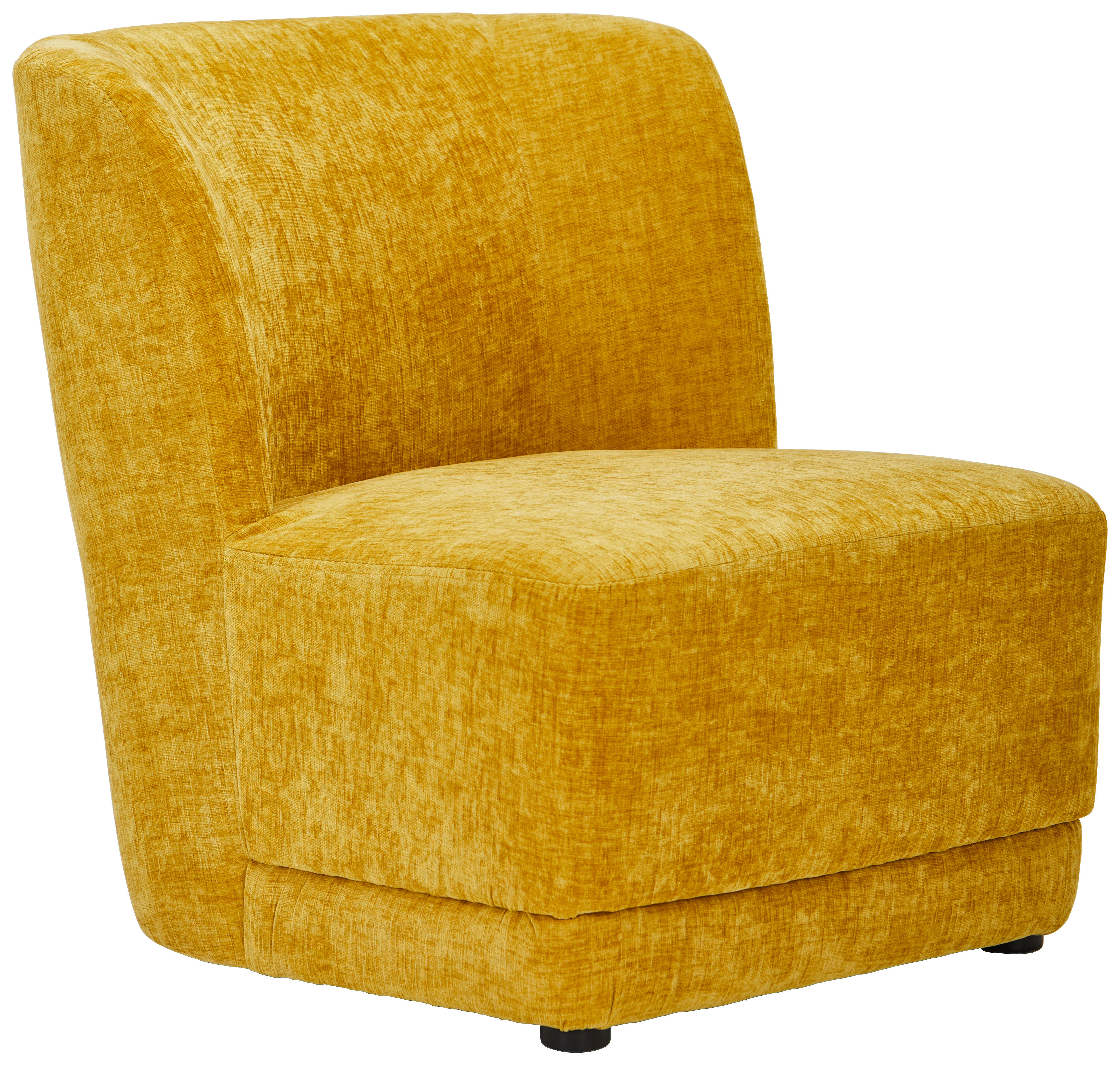 SESSEL Flachgewebe Gelb    - Gelb, Design, Holz/Textil (64/71/73cm) - MID.YOU