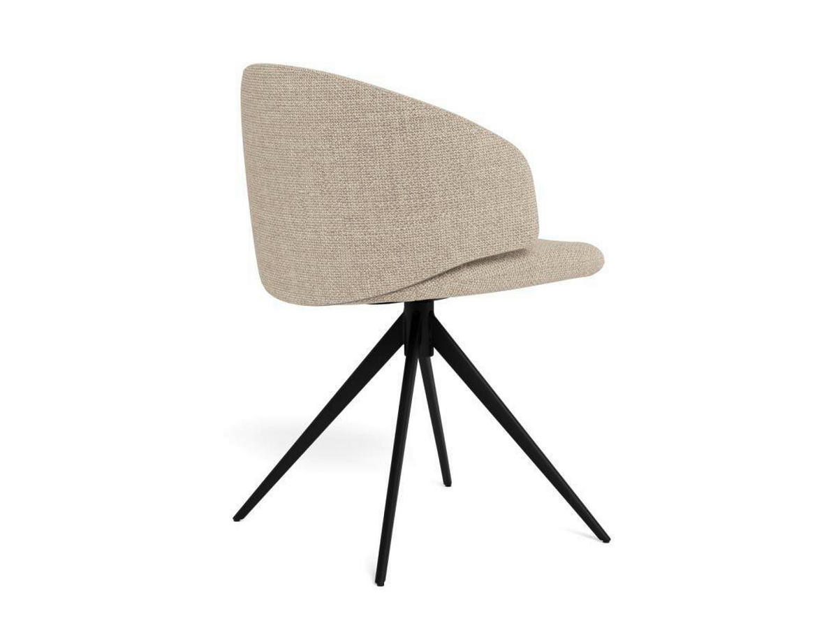 STOL 2 styck  vävt tyg  beige  - beige/grå, Modern, metall/textil (50/83/44,5cm)