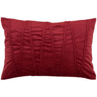 DÍSZPÁRNAHUZAT 40/60 cm  - piros, Basics, textil (40/60cm) - Novel