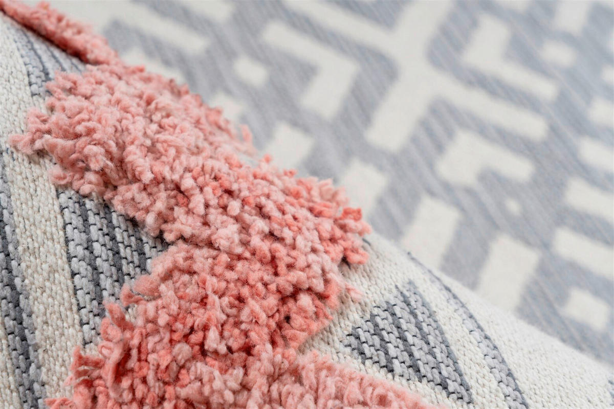 FLACHWEBETEPPICH 120/170 cm  - Braun/Grau, Basics, Textil (120/170cm) - Kayoom