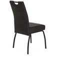 STUHL Mikrofaser Anthrazit  - Anthrazit/Schwarz, KONVENTIONELL, Textil (44/99/62cm) - Carryhome