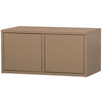 GARDEROBENBANK - Schlammfarben, Design, Holz (80/39/44cm) - Livetastic