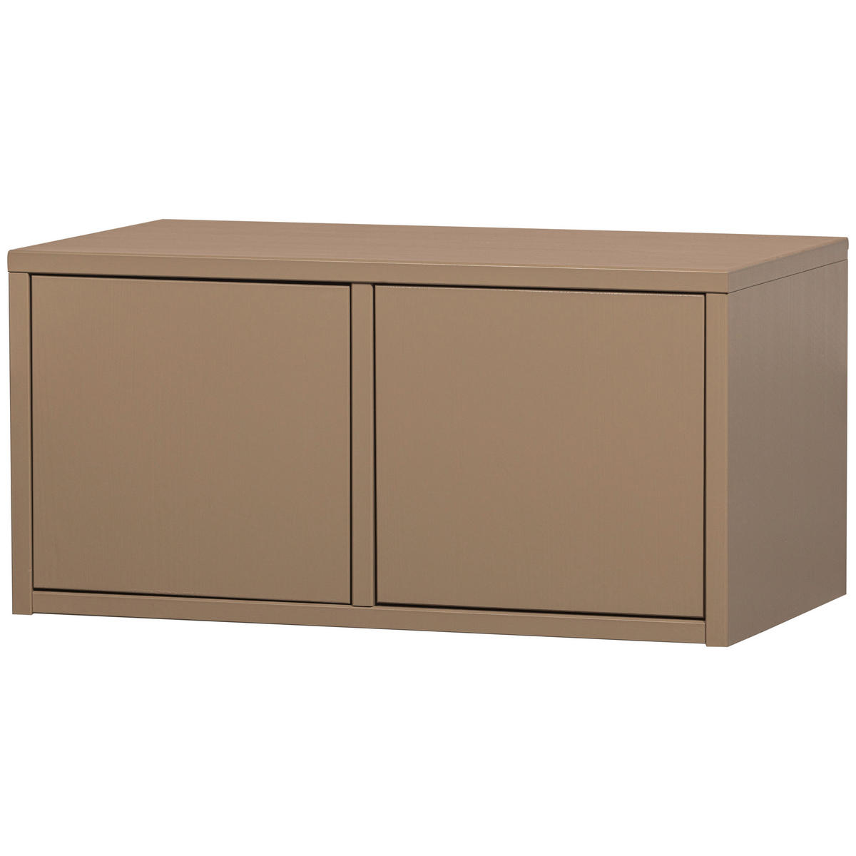 GARDEROBENBANK - Schlammfarben, Design, Holz (80/39/44cm) - Livetastic