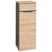 ORMAR ZA DOKUMENTACIJU  grafitno siva, hrast artisan  - grafitno siva/hrast artisan, Moderno, pločasti materijal (45/122/38cm) - Voleo