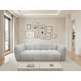 BIGSOFA Chenille Beige  - Beige/Schwarz, MODERN, Kunststoff/Textil (235/73/103cm) - Carryhome