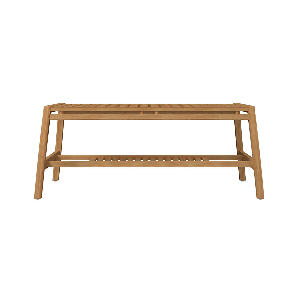 LOUNGEGARNITUR Teakholz Hartholz  - Beige/Naturfarben, Natur, Holz/Textil (138/73/71cm) - Ambia Garden