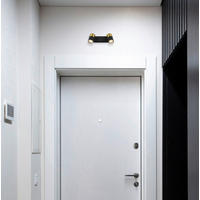 BODOVÉ SVIETIDLO, 25 W/GU10, 26/6/12 cm - čierna/medená, Design, kov/plast (26/6/12cm) - Globo