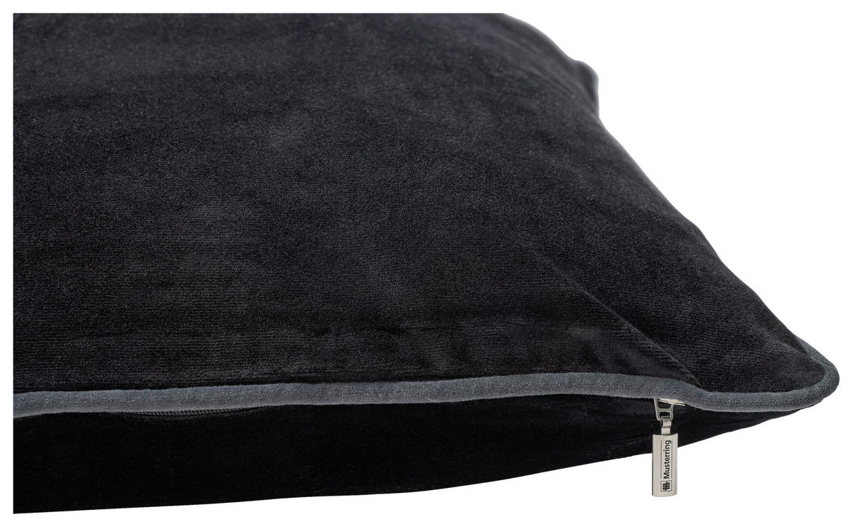 KISSENHÜLLE MR-CORNER 45/45 cm  - Schwarz, Basics, Textil (45/45cm) - Musterring