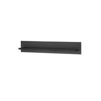 WANDBOARD Holzwerkstoff Schwarz  - Schwarz, Design, Holzwerkstoff (140/25/22cm) - MID.YOU