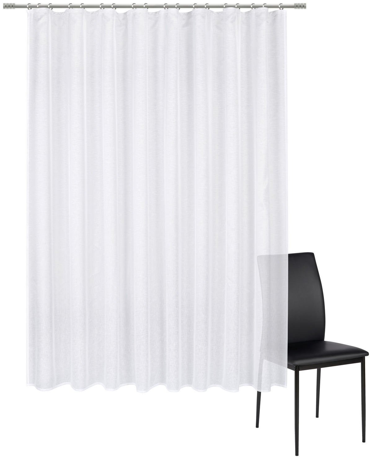 FERTIGSTORE  transparent   300/225 cm  - Weiß, Basics, Textil (300/225cm) - Esposa