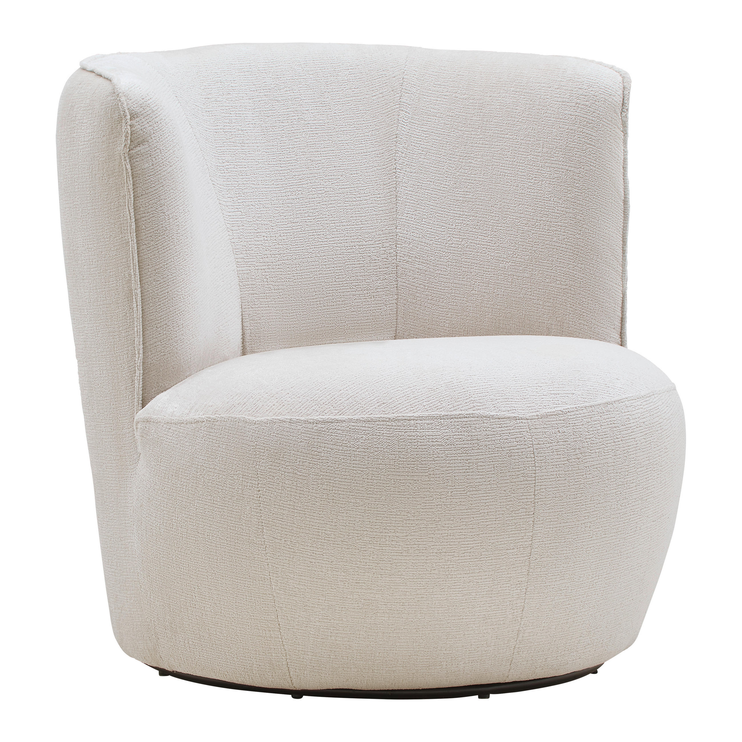 FÅTÖLJ i textil beige  - beige/svart, Modern, metall/textil (77/81/85cm) - MID.YOU