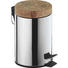 TRETEIMER 3 L - Edelstahlfarben, Basics, Kunststoff/Metall (17/26cm) TRETEIMER 3 L - Edelstahlfarben, Basics, Kunststoff/Metall (17/26cm)
