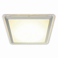 LED-DECKENLEUCHTE 33,5 cm  - Silberfarben, Basics, Kunststoff/Metall (33,5cm) - Näve