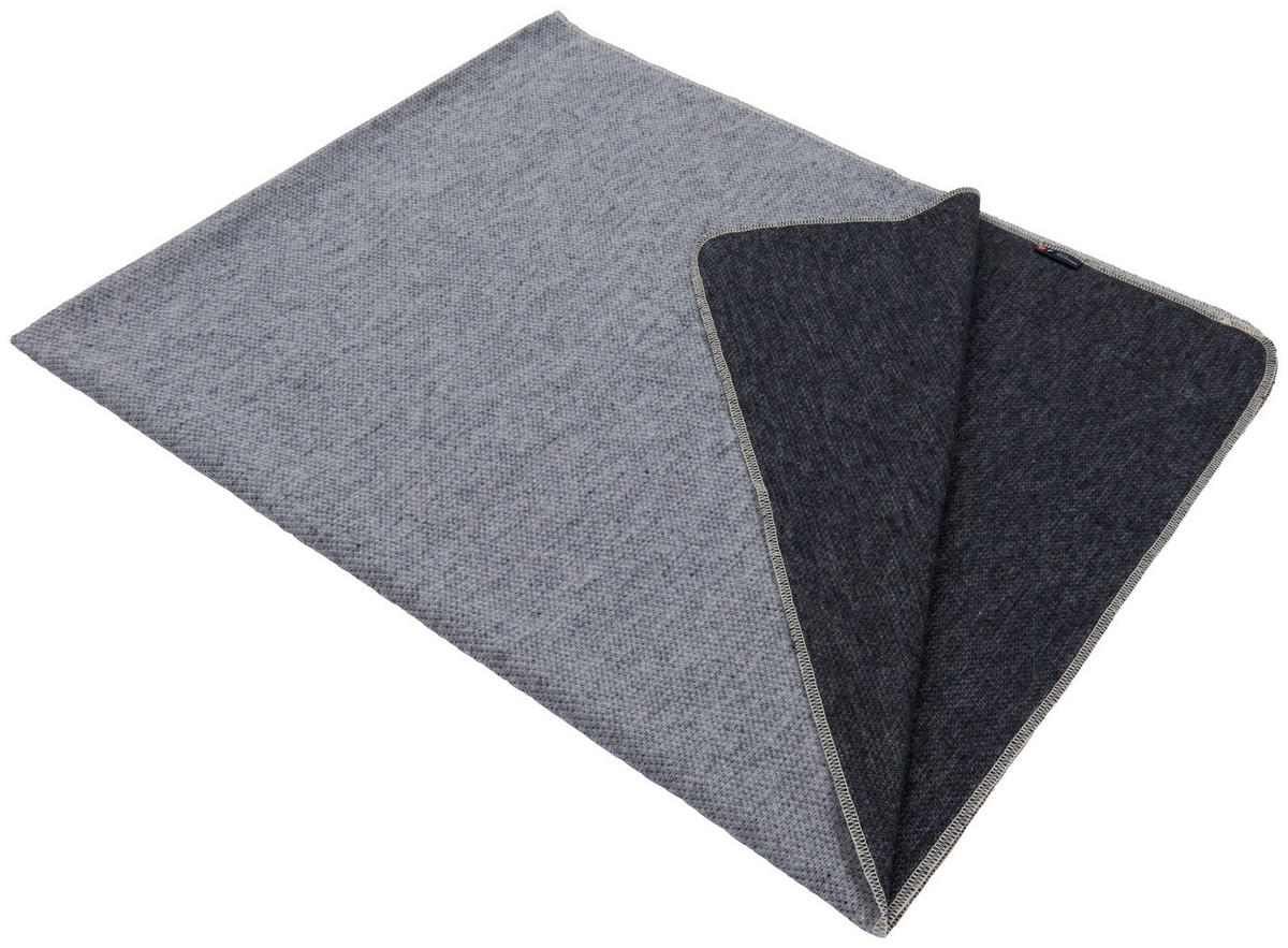 DEKA, bavlna (recyklovaná), 130/170 cm - tmavosivá, Basics, textil (130/170cm) - David Fussenegger