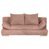 SCHLAFSOFA in Cord Altrosa  - Altrosa/Naturfarben, Konventionell, Holz/Textil (200/75/92cm) - Livetastic