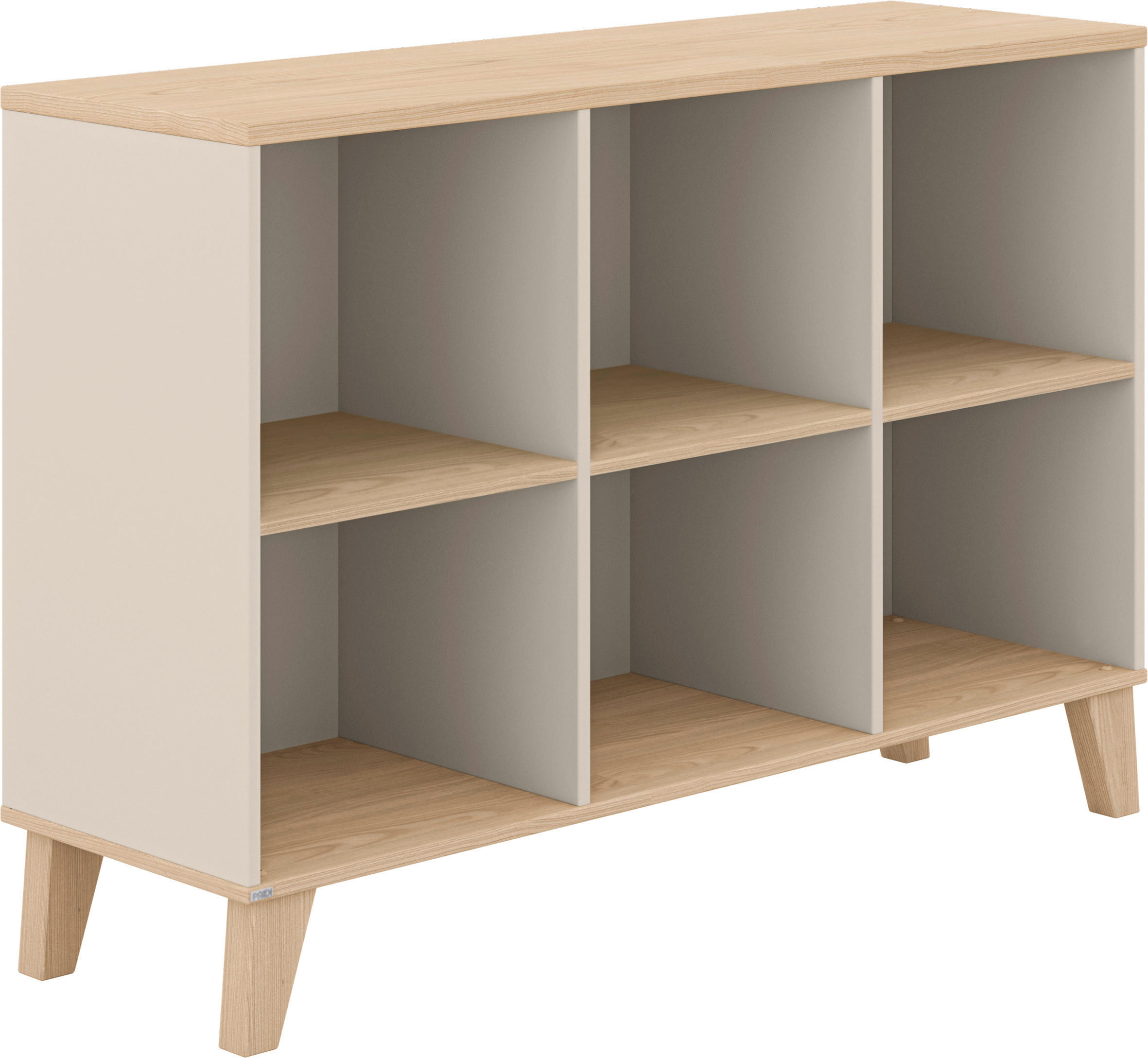 SIDEBOARD MALIO 123,5/84,6/37,9 cm  - Beige/Naturfarben, Design, Holzwerkstoff (123,5/84,6/37,9cm) - Paidi