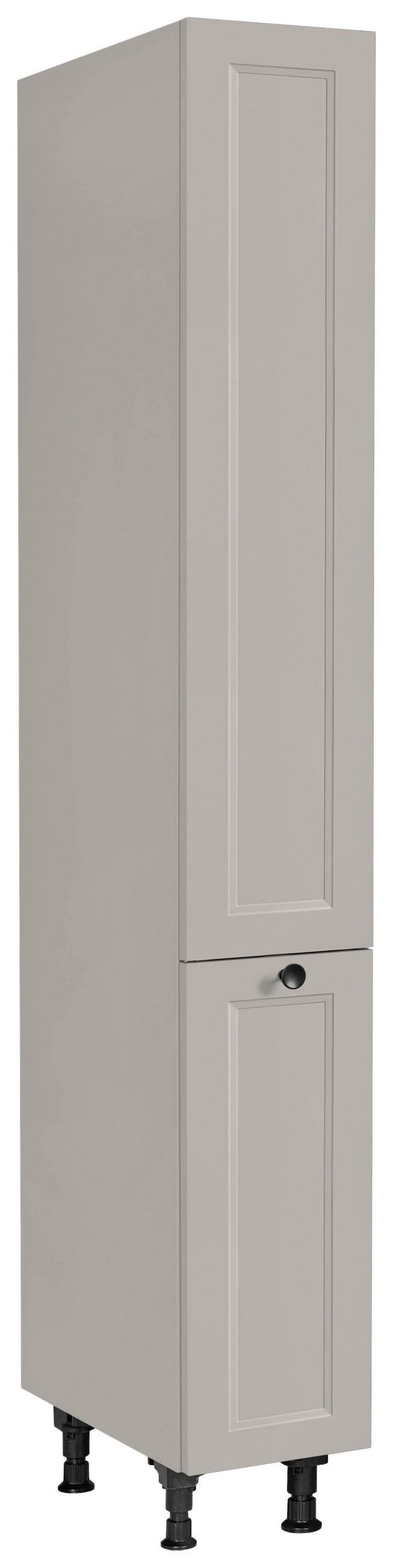 APOTHEKERSCHRANK 30/216,6/58 cm  in Grau  - Schwarz/Grau, MODERN, Holzwerkstoff/Metall (30/216,6/58cm) - Nobilia