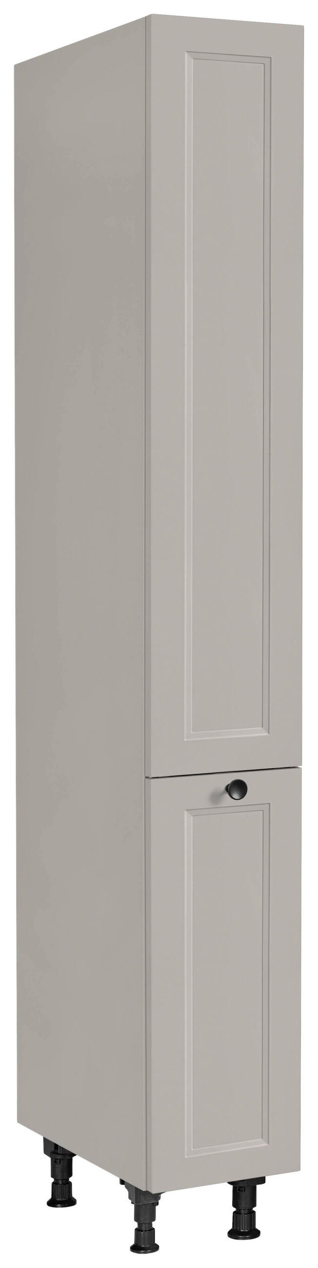 APOTHEKERSCHRANK 30/216,6/58 cm  in Grau  - Schwarz/Grau, MODERN, Holzwerkstoff/Metall (30/216,6/58cm) - Nobilia