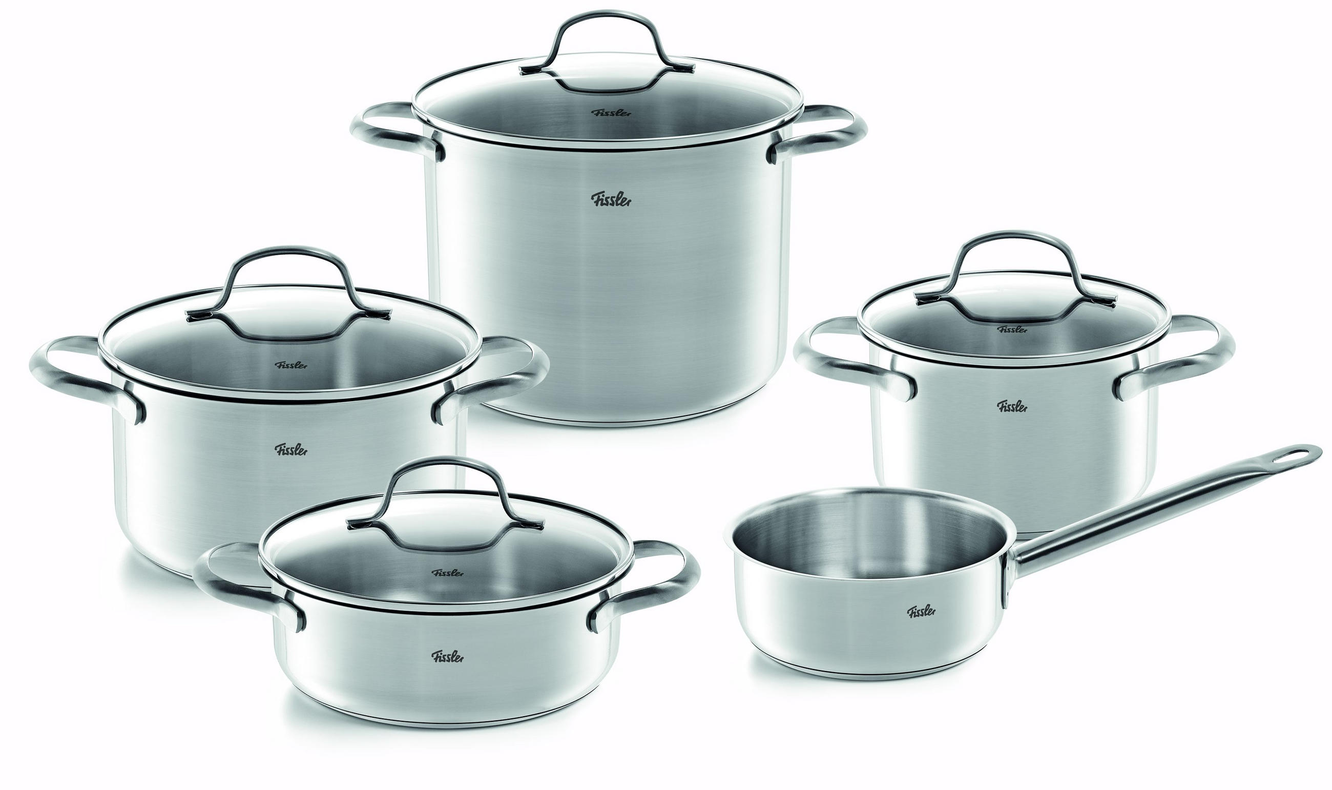 SET POSOD Toronto kovina - srebrne barve, Basics, kovina - Fissler