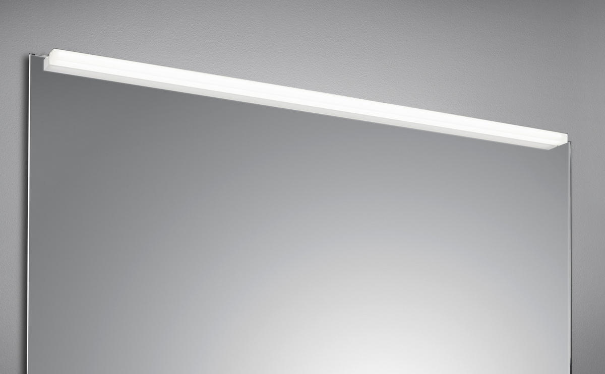 SPIEGELLEUCHTE Onta 120/2/4 cm   - Chromfarben, Design, Kunststoff/Metall (120/2/4cm) - Helestra