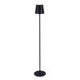 AKKU-STEHLEUCHTE 22/130 cm    - Schwarz, KONVENTIONELL, Kunststoff/Metall (22/130cm) - Novel