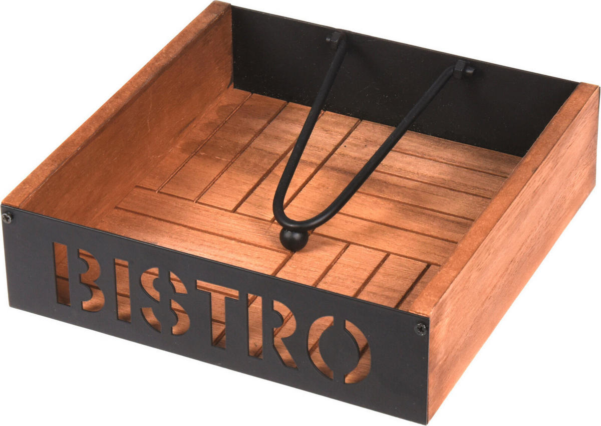 STOJAN NA SERVÍTKY - Design, kompozitné drevo (18/18/5cm)