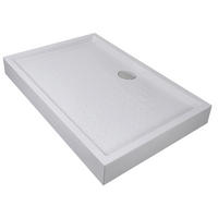 DUSCHTASSE Weiß   - Weiß, KONVENTIONELL, Kunststoff (120/12,5/80cm) - Sanotechnik