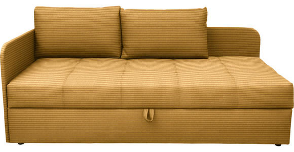 LIEGE  in Cord Currygelb  - Currygelb/Schwarz, Basics, Kunststoff/Textil (95/90/205cm) - Xora