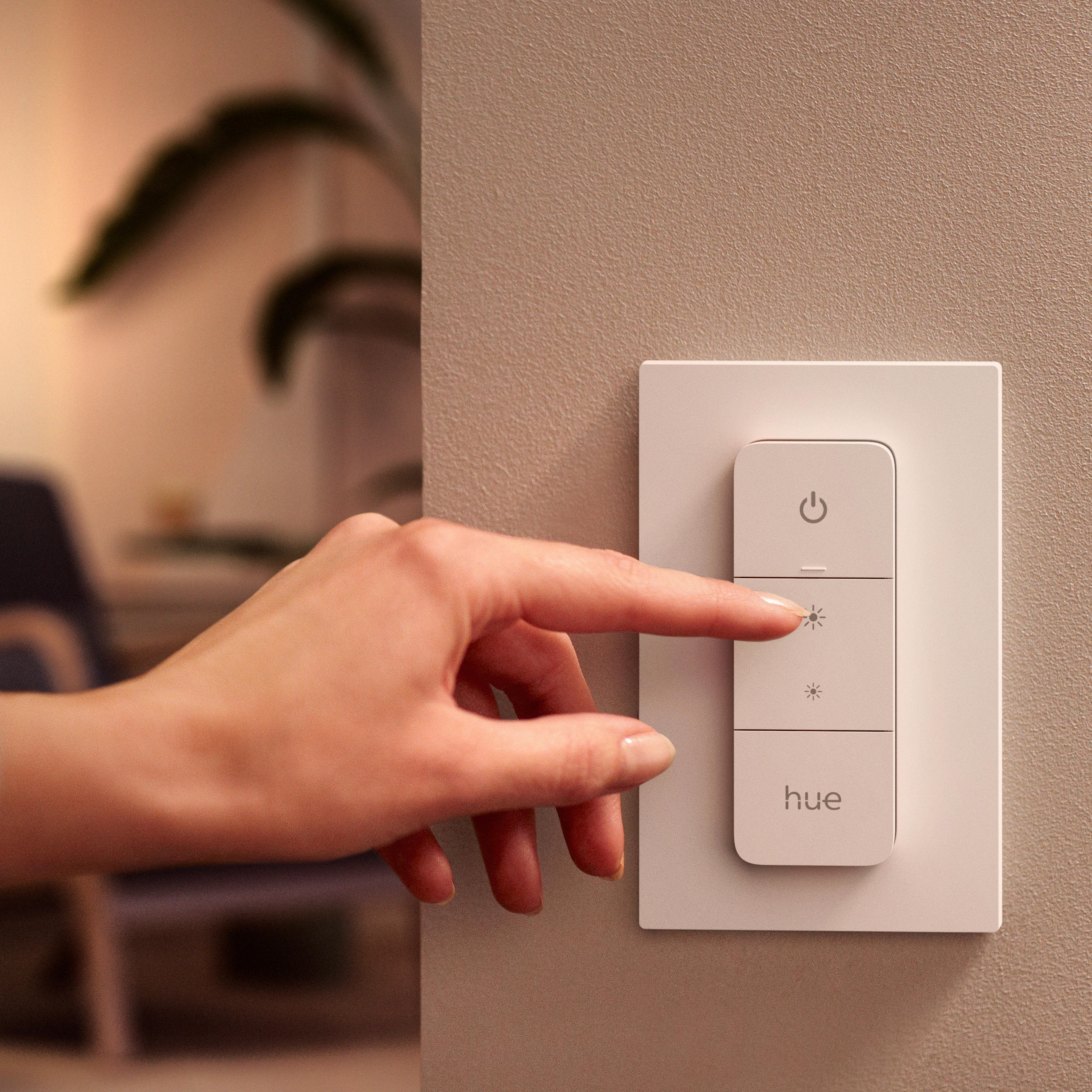 STEUERELEMENT 8/1,5/12,5 cm   - Weiß, Basics, Kunststoff (8/1,5/12,5cm) - Philips HUE