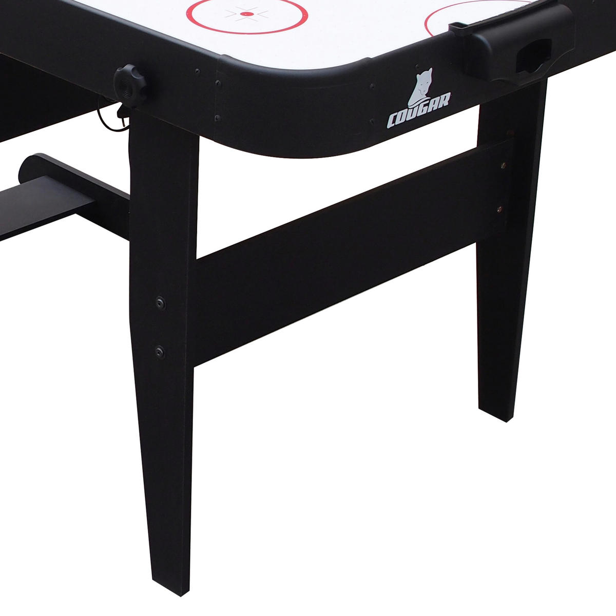 ICING FOLDING AIRHOCKEY TABLE - Schwarz, KONVENTIONELL, Holz (73/79/152cm) - Ambia Garden