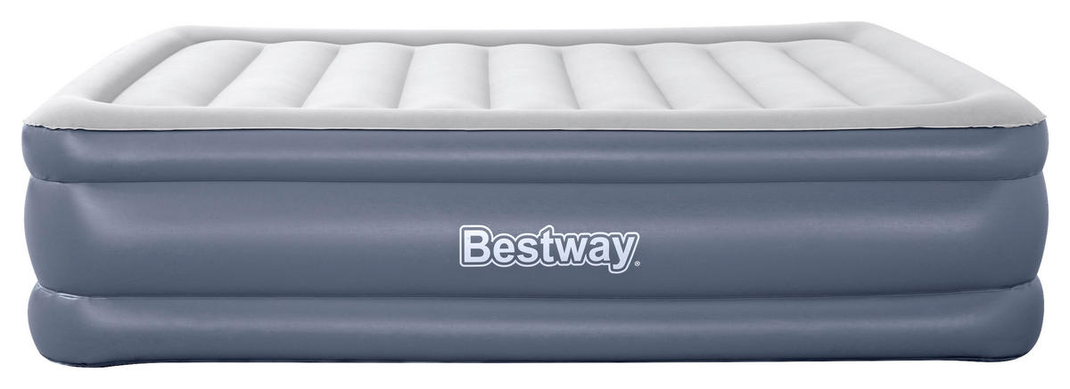 LUFTBETT TRITECH AIR 6713I Hellgrau, Hellblau  - Hellgrau/Hellblau, KONVENTIONELL, Kunststoff (203/152/51cm) - Bestway